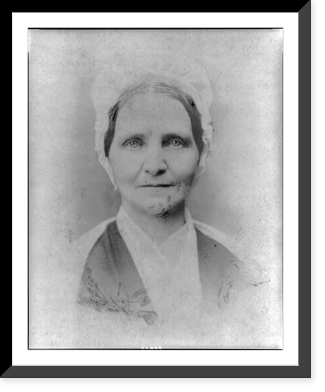 Mary Ann McClintock, bust portrait, facing front Classic, Historic Print