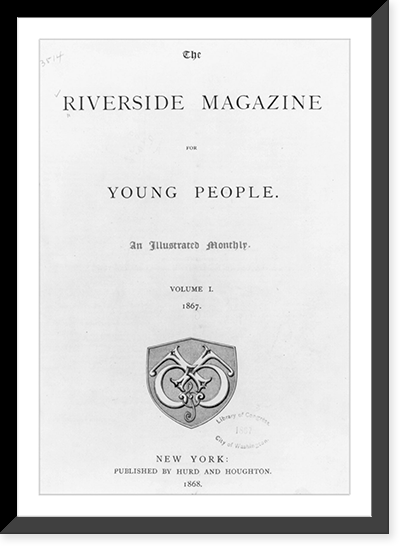Frontis., t.p., and pages 145 to 149 from Riverside Magazine for Young People, vol. 1, no illus. Classic, Antique Print