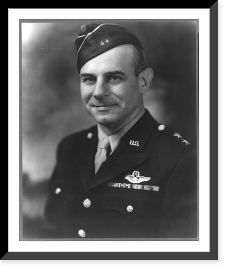 Historic Framed Print, [James Harold Doolittle, 1896- ; head and shoulders, facing left, as Major General, 1943],  17-7/8" x 21-7/8"