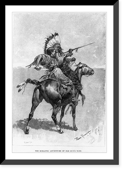 Historic Framed Print, The Romantic adventure of Old Sun's wife,  17-7/8" x 21-7/8"