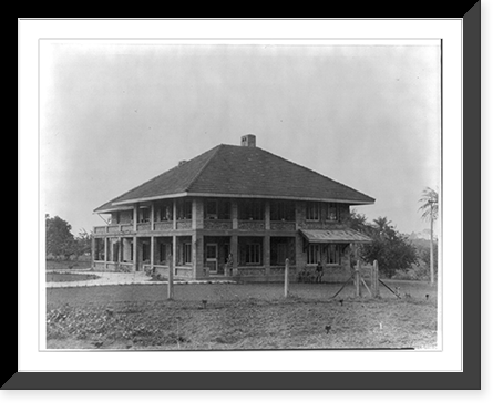 Booker T. Washington Institute, Liberia. January 1940: Litchfield House, principal's residence, Historic Reproduction