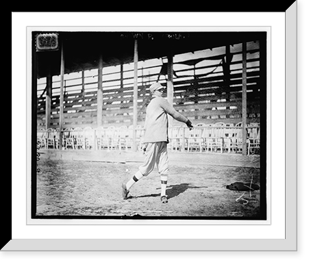 Historic Framed Print, Carroll "Boardwalk" Brown, Philadelphia, AL (baseball),  17-7/8" x 21-7/8"