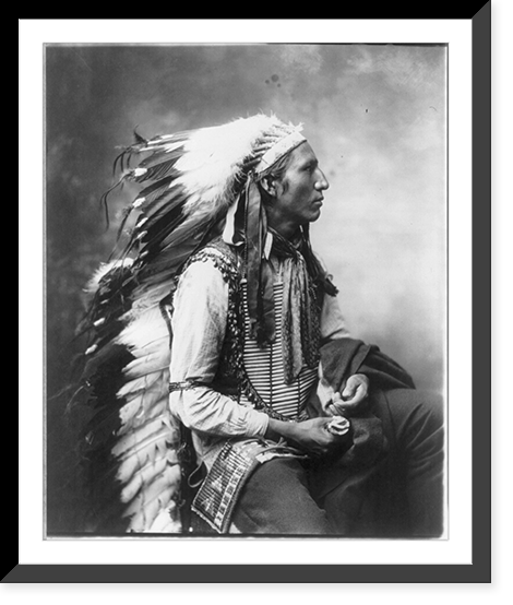John Comes Again, three-quarter length portrait, right profile, Antique Poster