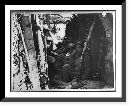 In the trench near San Marco during action of May 12, 1917, Antique Poster