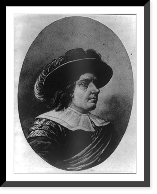 Historic Framed Print, [Wilhelm Kieft, bust portrait, facing right],  17-7/8" x 21-7/8"