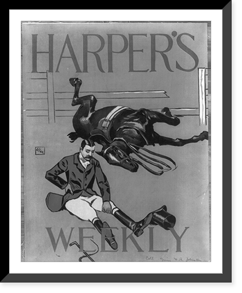 Historic Framed Print, Harper's Weekly,  17-7/8" x 21-7/8"