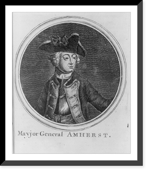 Mayjor General Amherst Classic, Historic Print