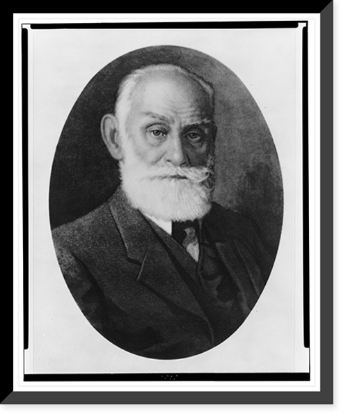 Historic Framed Print, [Ivan Pavlov, head-and-shoulders portrait, facing slightly right],  17-7/8" x 21-7/8"