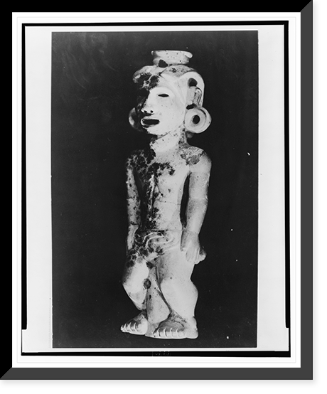 The Adena Pipe, discovered in 1901 during excavation of 8th-9th Century Indian burial mound near Chillicothe, Ohio Classic, Antique Poster