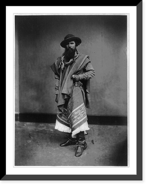 Historic Framed Print, Gaucho of the Argentine Republic,  17-7/8" x 21-7/8"