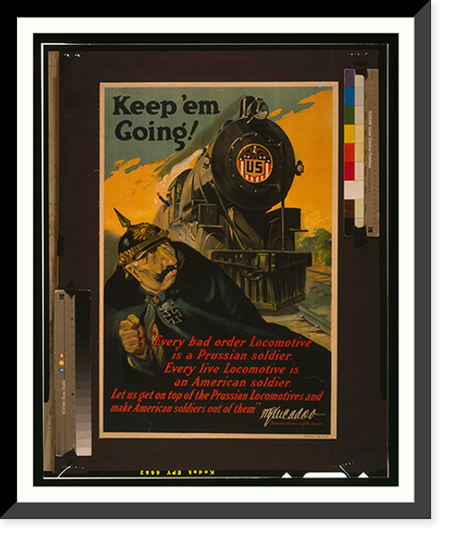 Historic Framed Print, Keep em going!. Ketterlinus Phila.,  17-7/8" x 21-7/8"