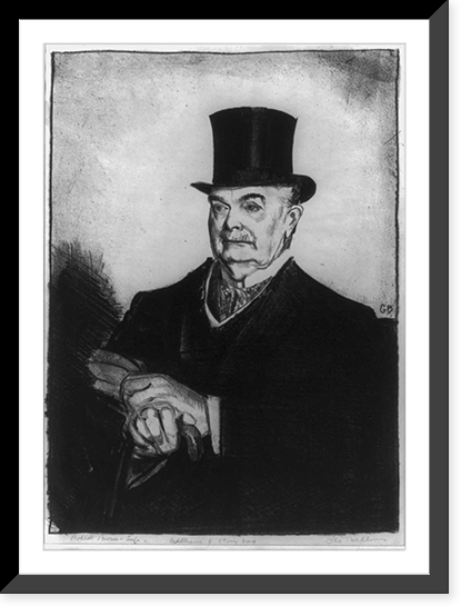 Portrait of William E. Story, Antique Print