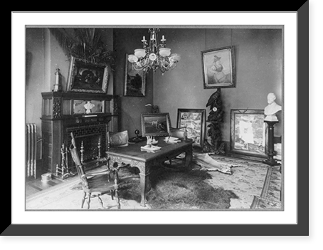 Wisconsin. Milwaukee. Schlitz Brewery: Director's room, Historic Print