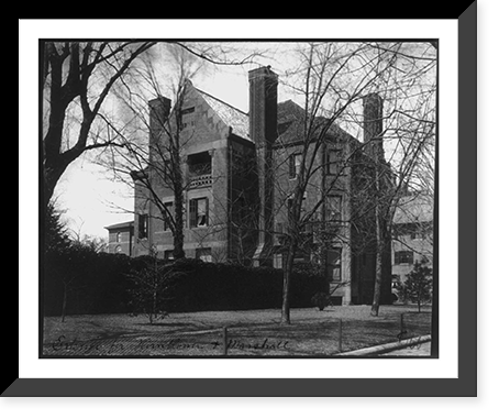 Washington, D.C., building exterior - Tuckerman House, 1600 I St., N.W, Antique Wall Art