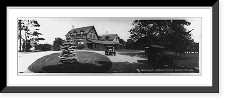 Historic Framed Print, Nahant Club, Nahant, Massachusetts,  17-7/8" x 21-7/8"
