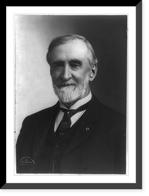 Historic Framed Print, [Redfield Proctor, 1831-1908, head-and-shoulders portrait, facing left],  17-7/8" x 21-7/8"