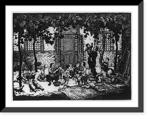 Historic Framed Print, The nursery of an agricultural producers' co-operative,  17-7/8" x 21-7/8"
