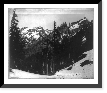 Historic Framed Print, Cadet Mts., North Monte Cristo,  17-7/8" x 21-7/8"