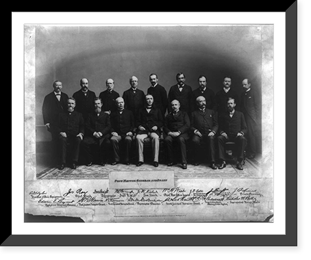Post Master General Don M. Dickinson and staff Classic, Vintage Wall Art