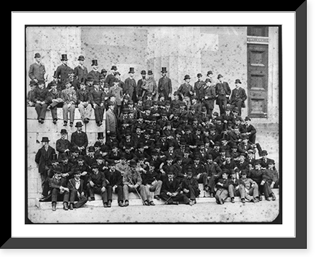 Yale University, class of 1878 - informal group pose, Antique Poster