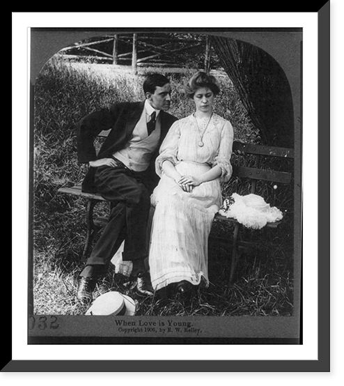 When love is young, Antique Wall Art