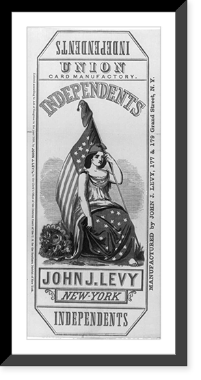 Independents, John J. Levy, Antique Poster