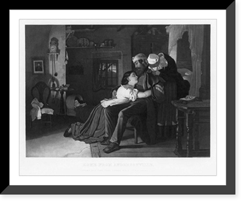 Historic Framed Print, Home from Andersonville, Blessed are they that suffer for righteousness' sake"",  17-7/8" x 21-7/8"