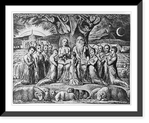 Historic Framed Print, Thus did Job continually,  17-7/8" x 21-7/8"