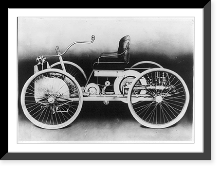 The first automobile built by Henry Ford, 1893?, one of the first three of four automobiles built in the United States, Historic Reproduction