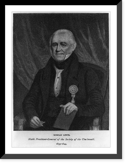 Morgan Lewis, 1755-1844, Historic Print