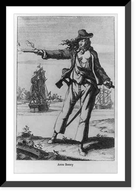 Historic Framed Print, Anne Bonny,  17-7/8" x 21-7/8"