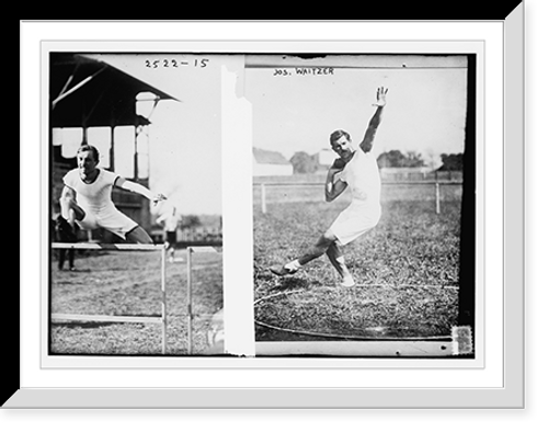 Historic Framed Print, Jos. Waitzer,  17-7/8" x 21-7/8"