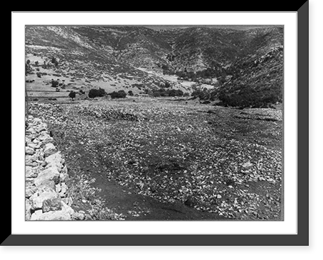 The mouth of the dry wash below the village of Kandalos Greece, Antique Poster