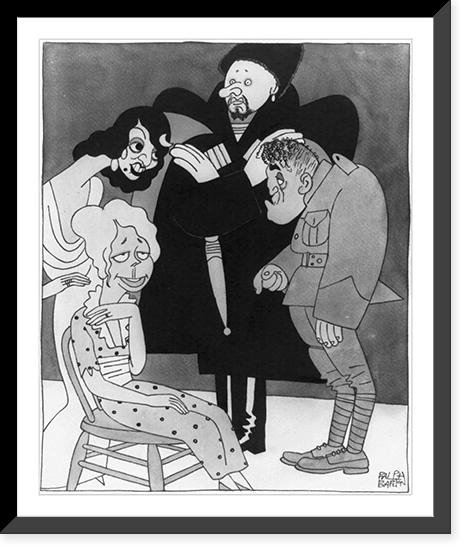 Actors Pauline Lord, Lenore Ulric, Alfred Lunt, and Louis Wolheim, Historic Print