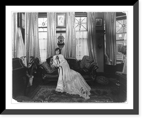 Historic Framed Print, Margaret Anglin, 1876-1958,  17-7/8" x 21-7/8"