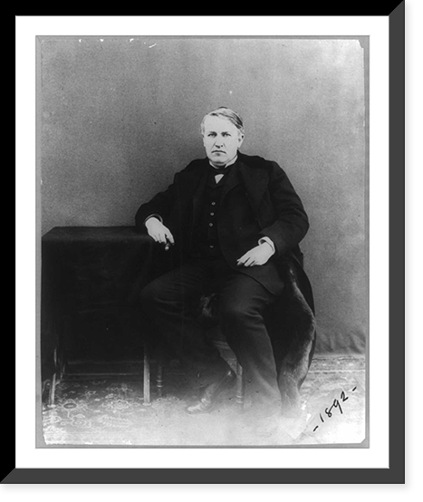 Thomas Alva Edison, 1847-1931 - 23 Classic, Antique Print