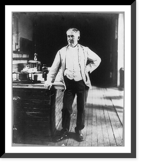 Thomas Alva Edison, 1847-1931 - 24, Historic Print