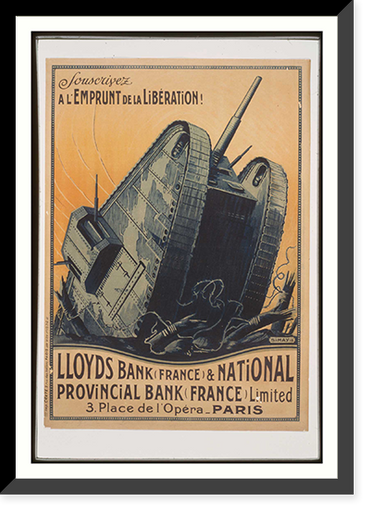 Souscrivez a lEmprunt de la Liboeration! Lloyds Bank (France) and National Provincial Bank (France) Limited, Vintage Print