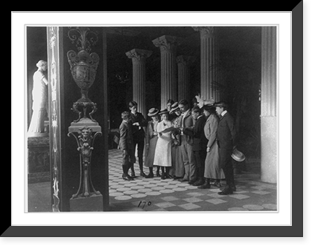 Historic Framed Print, [Washington, D.C. public schools - museum field trip - reading brochure],  17-7/8" x 21-7/8"