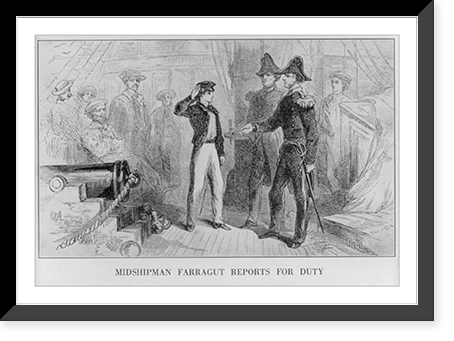 Midshipman Farragut reports for duty 1811?, Historic Reproduction