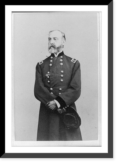 George Gordon Meade, Major General, United States Army, three-quarter length portrait, facing left.Henszey & Co, Vintage Print