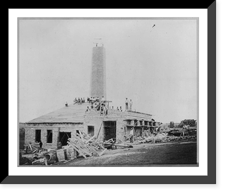 Construction of Virginia Union University, Richmond, Va. by African American laborers: Power and heating plant, Historic Reproduction