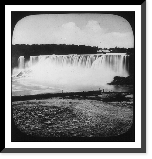 Historic Framed Print, [View of Niagara Falls] - 5,  17-7/8" x 21-7/8"