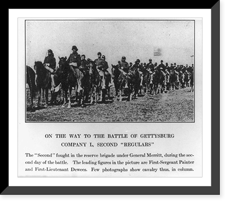Antique Military - On the way to the Battle of Gettysburg