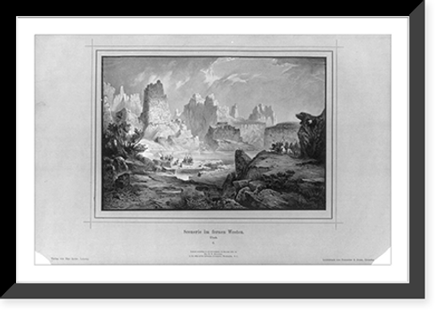 Historic Framed Print, Scenerie im fernen Westen, Utah,  17-7/8" x 21-7/8"