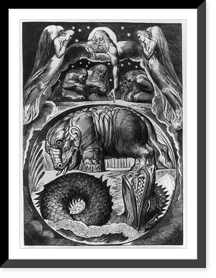 Historic Framed Print, [Job - plate 15],  17-7/8" x 21-7/8"