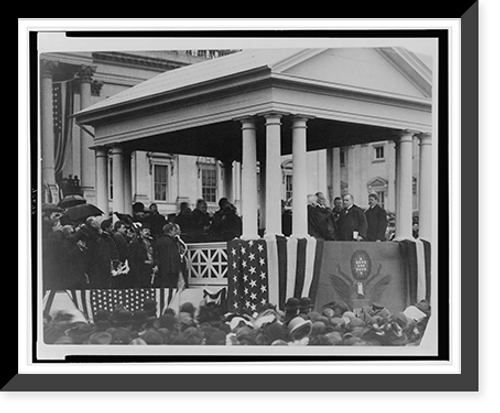 Historic Framed Print, Inauguration of Pres. McKinley,  17-7/8" x 21-7/8"