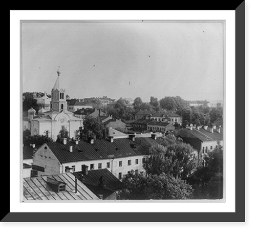 Historic Framed Print, Minsk. Vid goroda s sievera,  17-7/8" x 21-7/8"