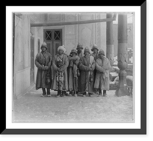 Historic Framed Print, Monakhi (duvane) v Kalandar-Khane&#x0307;. Samarkand,  17-7/8" x 21-7/8"