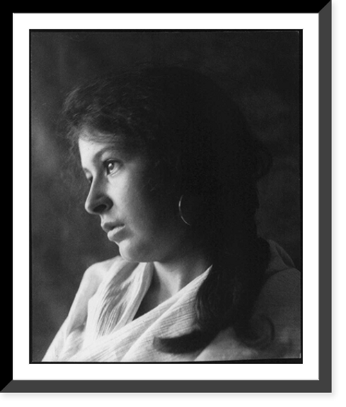 Historic Framed Print, [Woman in drapery with hoop earrings] - 2,  17-7/8" x 21-7/8"